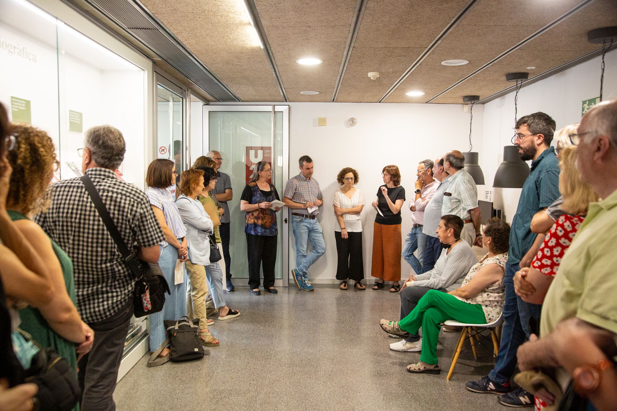 Inauguració de l'exposició bibliogràfica de Llorenç Soldevila