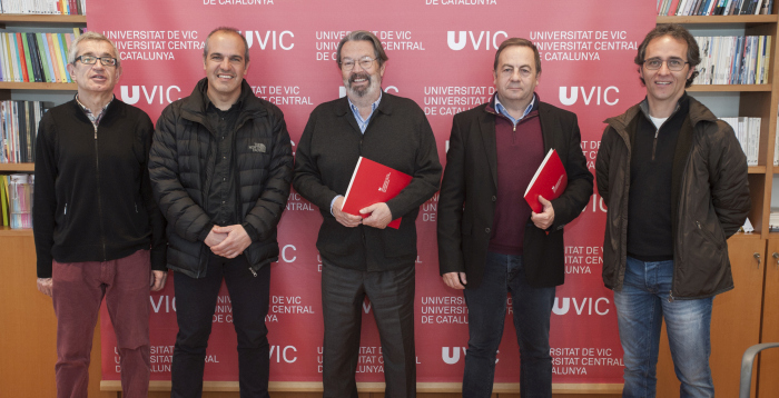 La UVic-UCC signa un conveni amb la Fundació UE Vic per col·laborar en docència, recerca i transferència de coneixement