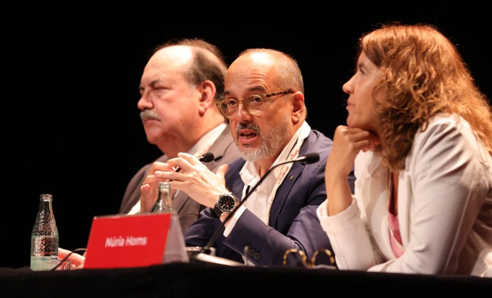 Carles Campuzano amb Josep Eladi Baños i Núria Homs al IV Congrés Inclusió.cat