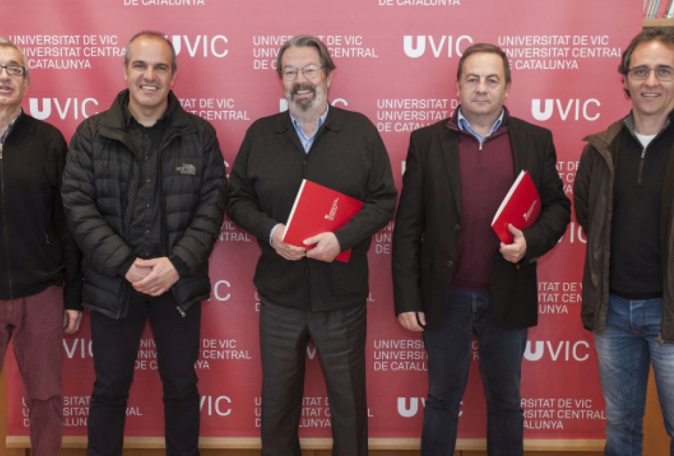 La UVic-UCC signa un conveni amb la Fundació UE Vic per col·laborar en docència, recerca i transferència de coneixement