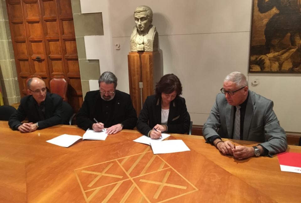 La UVic-UCC i l'Ajuntament signen una addenda al conveni de Casa Convalescència
