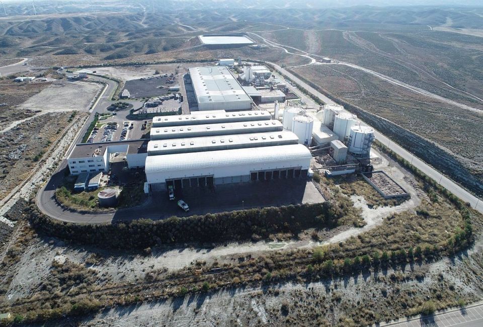 Localització de la futura biorefineria a Saragossa